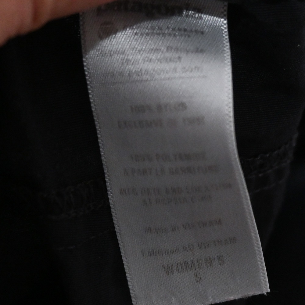 Patagonia Baggies Shorts Womens S 5 Inch Inseam Black Beach Outdoors Casual - Picture 5 of 9